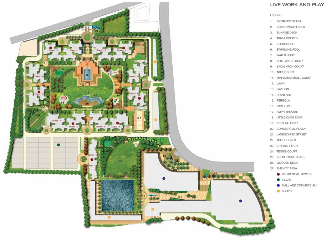 Images for Master Plan of Godrej Anandam Tower F 18 19