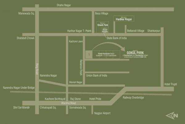 Images for Location Plan of Harihar Gokul Park Tower No 1