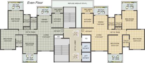 Images for Cluster Plan of Anmol Nayantara City One Phase 5