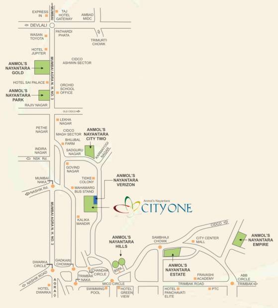 Images for Location Plan of Anmol Nayantara City One Phase 5
