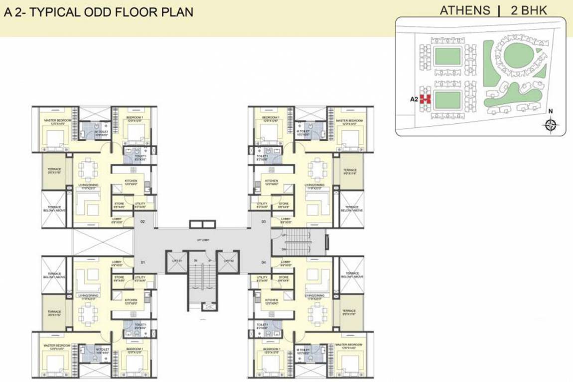 Images for Cluster Plan of Sanklecha The Metrozone Athens A2