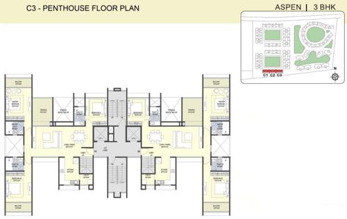Images for Cluster Plan of Sanklecha The Metrozone Aspen C3
