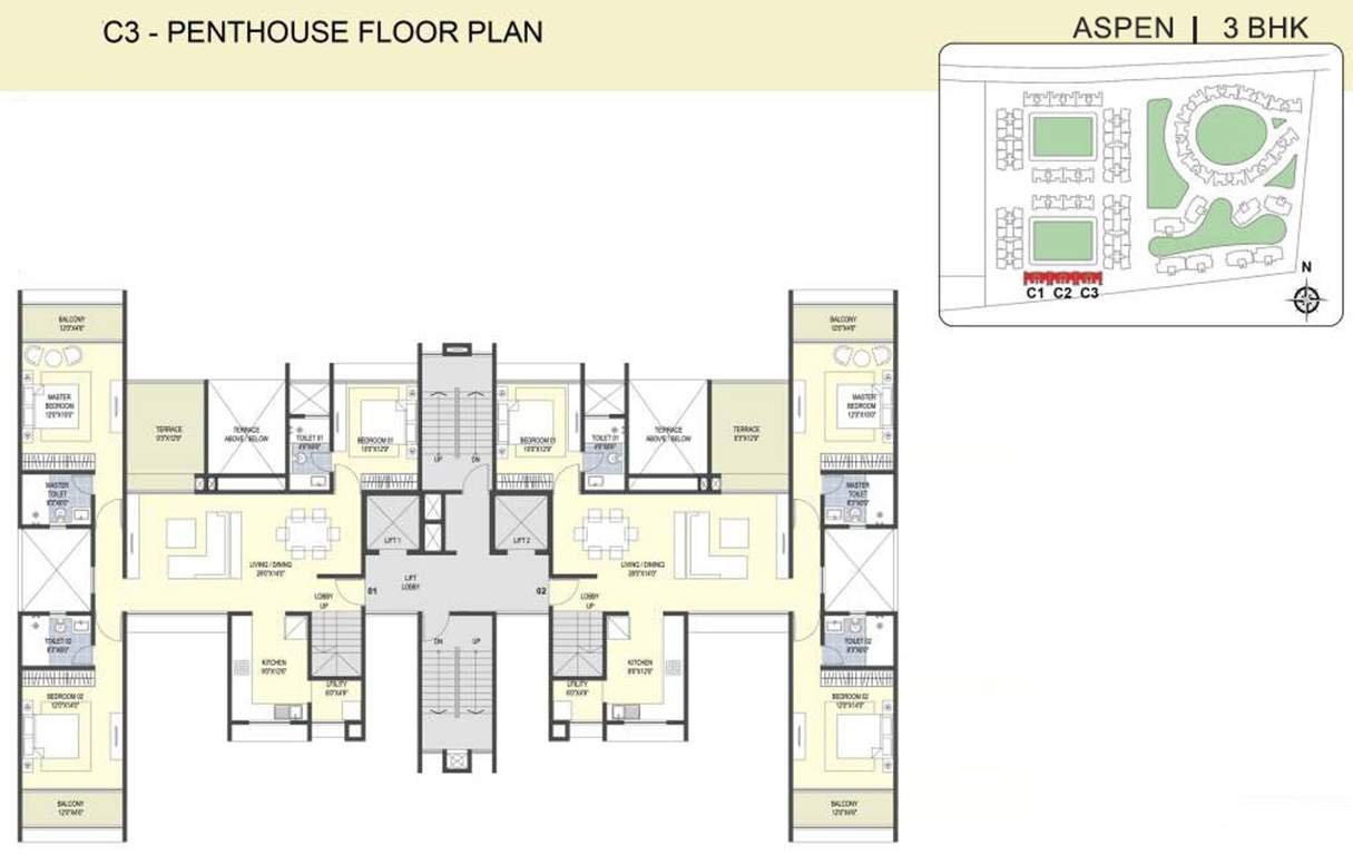Images for Cluster Plan of Sanklecha The Metrozone Aspen C3