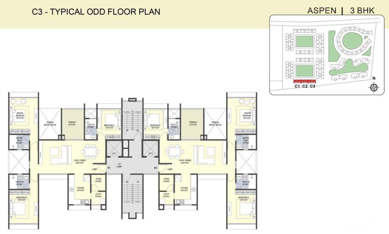 Images for Cluster Plan of Sanklecha The Metrozone Aspen C3