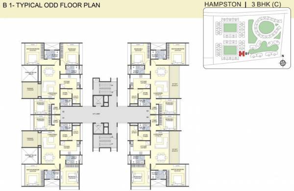 Images for Cluster Plan of Sanklecha The Metrozone Hampston B1