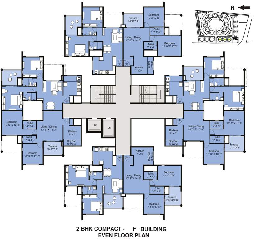 Images for Cluster Plan of Amit Eka Phase III F Building