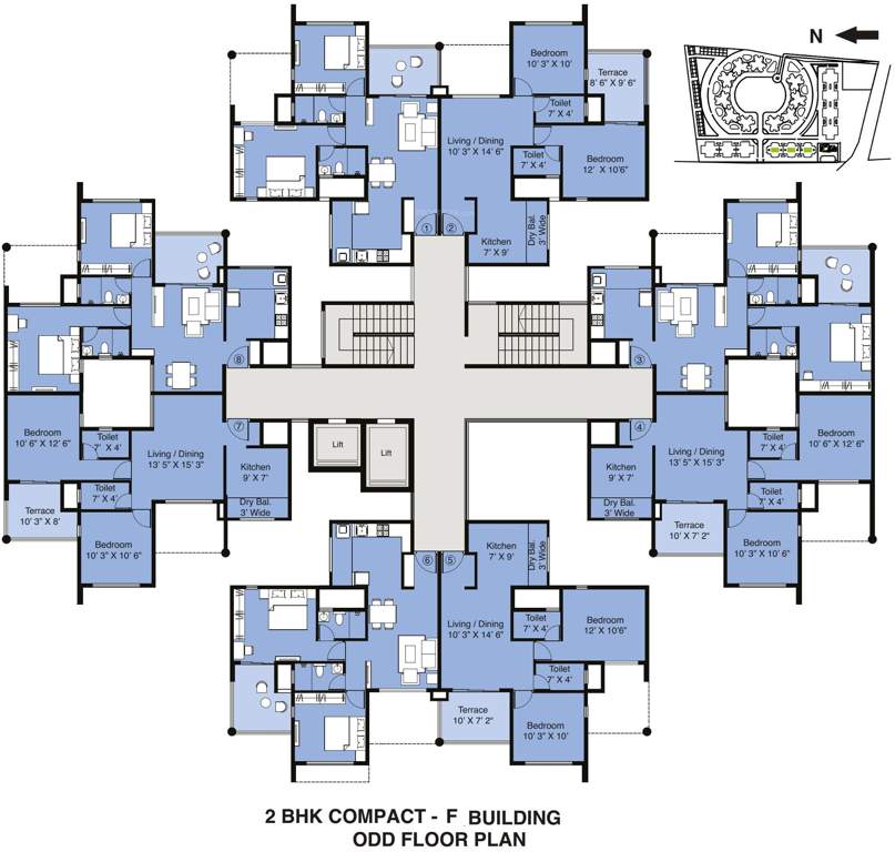 Images for Cluster Plan of Amit Eka Phase III F Building