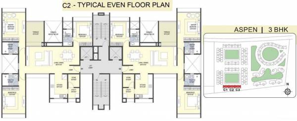 Images for Cluster Plan of Sanklecha The Metrozone Aspen C2