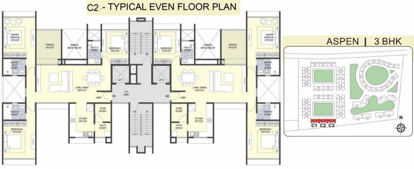 Images for Cluster Plan of Sanklecha The Metrozone Aspen C2