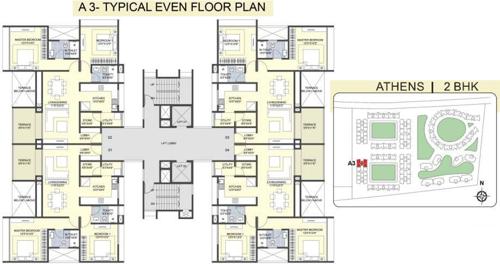 Images for Cluster Plan of Sanklecha The Metrozone Athens A3
