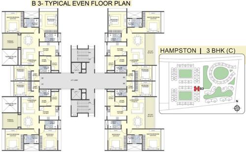 Images for Cluster Plan of Sanklecha The Metrozone Hampston B3