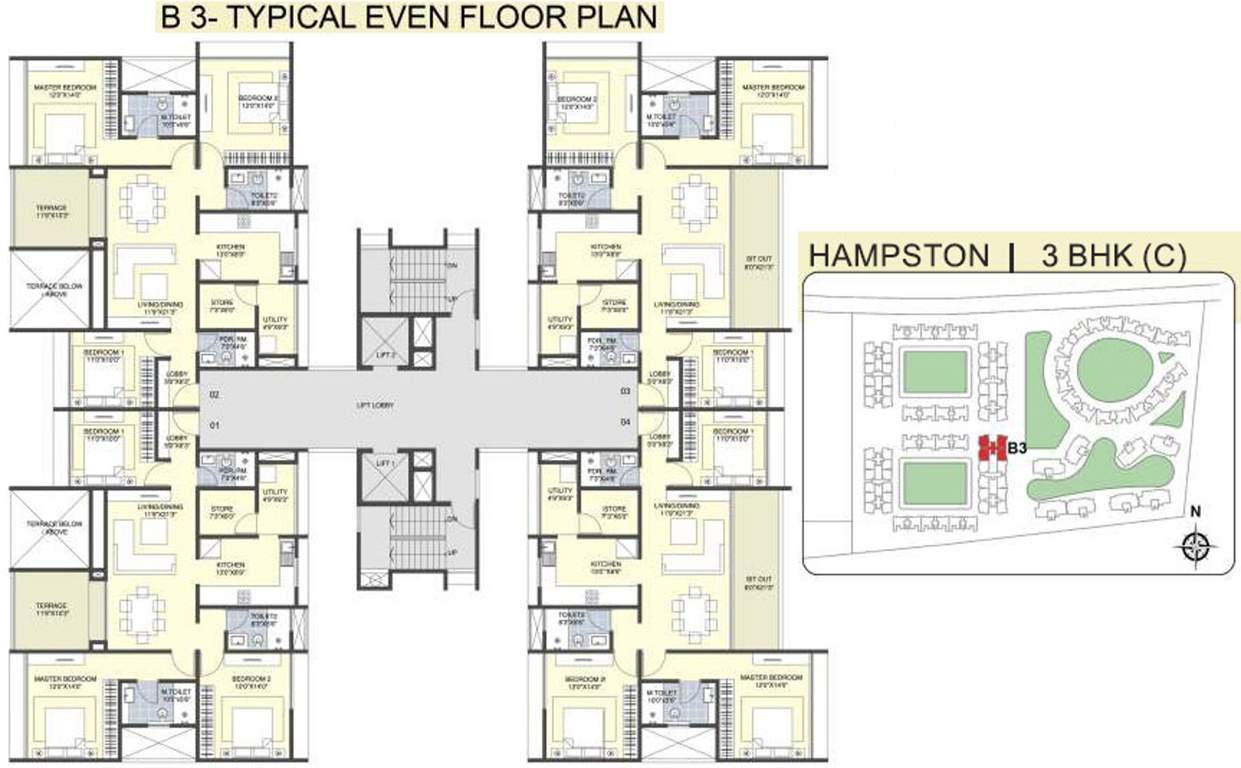 Images for Cluster Plan of Sanklecha The Metrozone Hampston B3