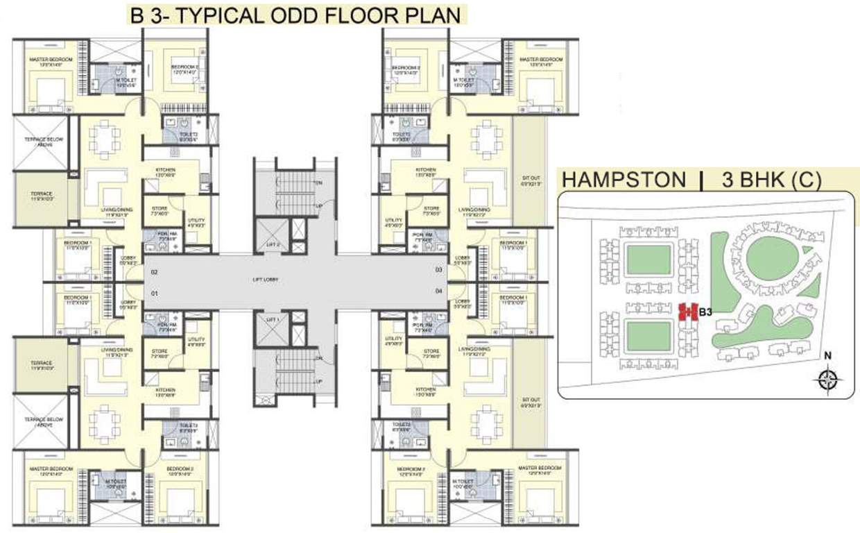 Images for Cluster Plan of Sanklecha The Metrozone Hampston B3