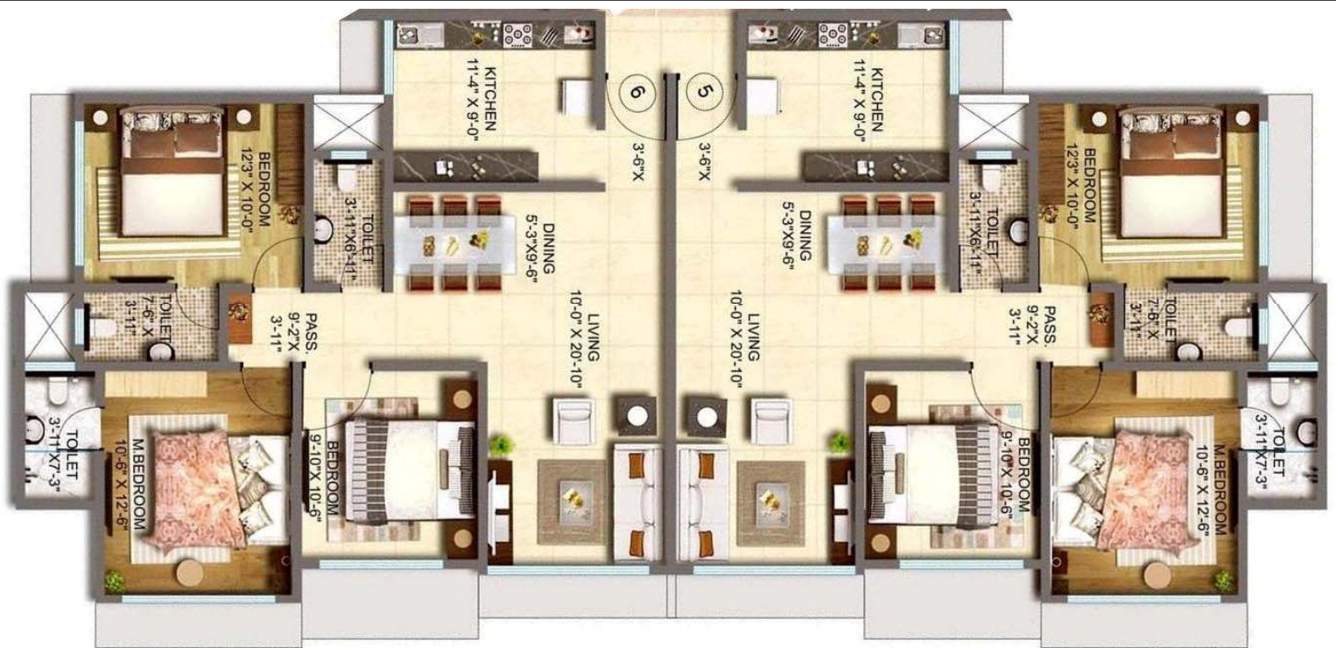  emerald Wing   C Cluster Plan