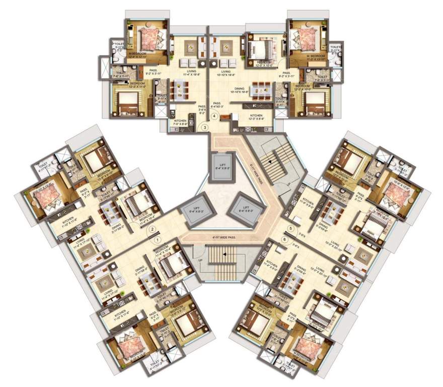  emerald Wing   C Cluster Plan
