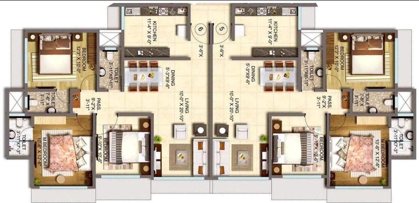 emerald Wing   D Cluster Plan