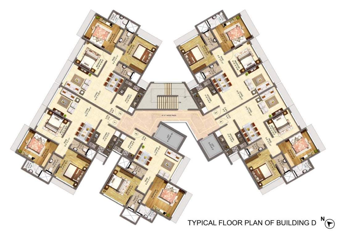  emerald Wing   D Cluster Plan