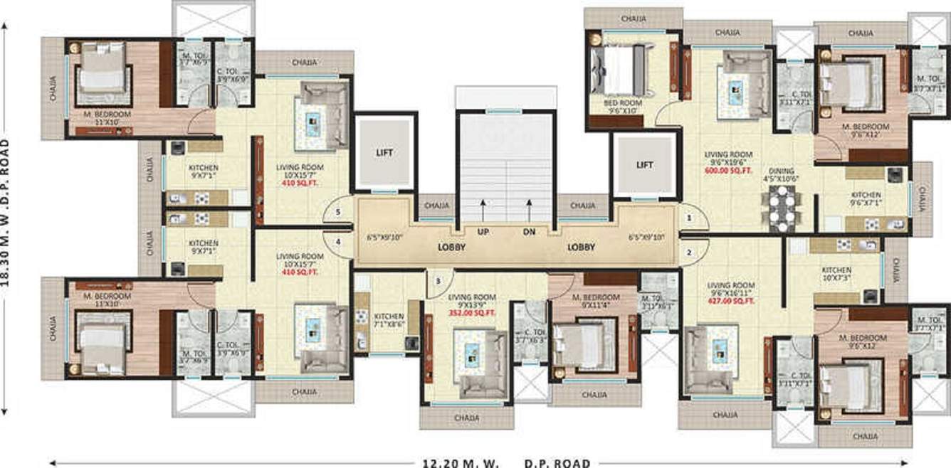  heights OM HEIGHTS Cluster Plan
