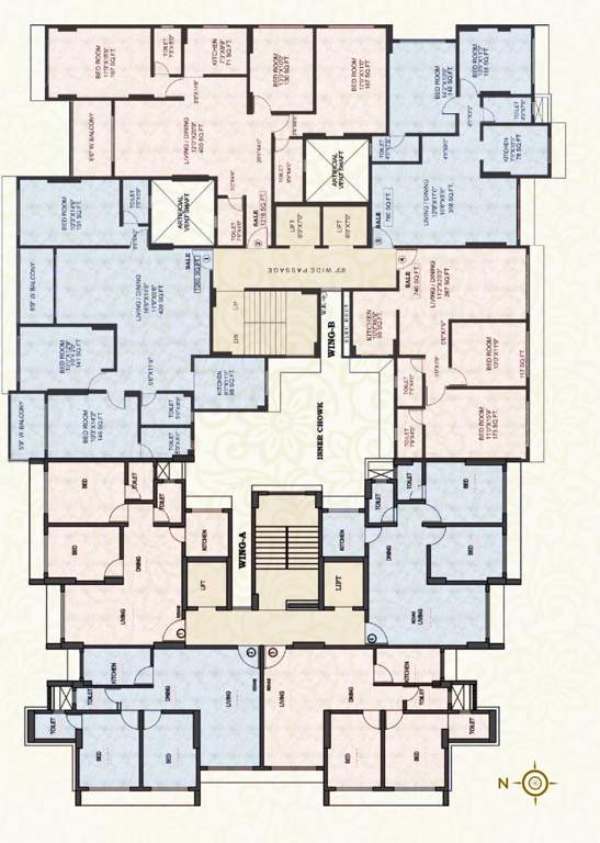  tilak nagar union chsl TILAK NAGAR UNION CO OPERATIVE SOCIETY LTD Cluster Plan