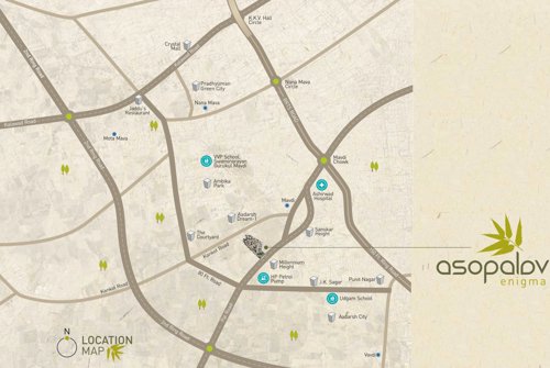 Images for Location Plan of Vraj Asopalav Enigma