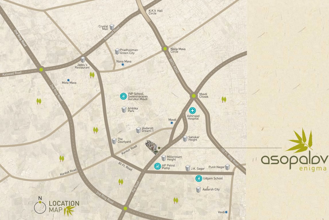 Images for Location Plan of Vraj Asopalav Enigma