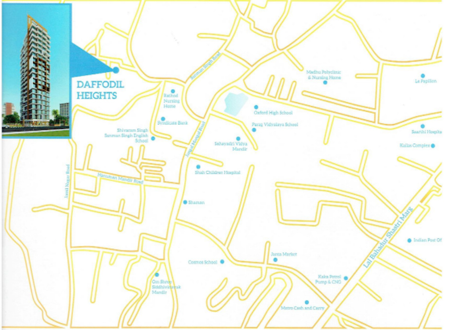  daffodil heights Location Plan
