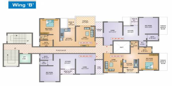  vedant-heights Cluster Plan
