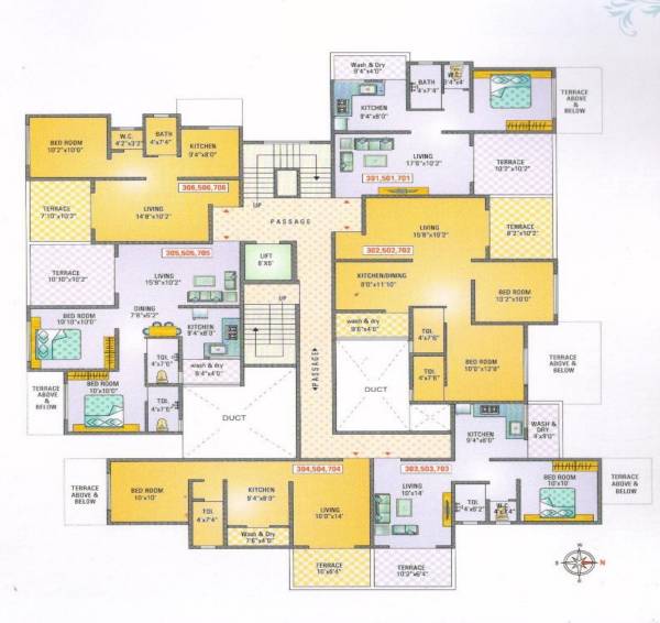  vedant-heights Cluster Plan
