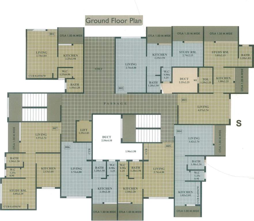 Images for Cluster Plan of Om Shiv Vatika A Wings