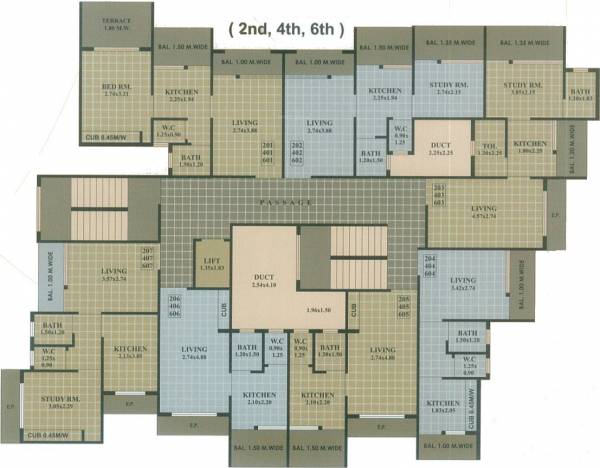 Images for Cluster Plan of Om Shiv Vatika A Wings