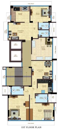  ghatkopar-park-view-chsl Ghatkopar Park View Cluster Plan for 1st Floor