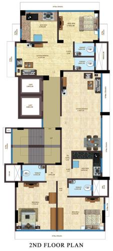  ghatkopar-park-view-chsl Ghatkopar Park View Cluster Plan for 2nd Floor