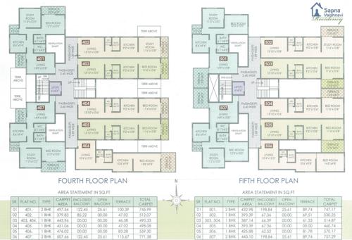 Images for Cluster Plan of Sapna Vaishnavi Residency