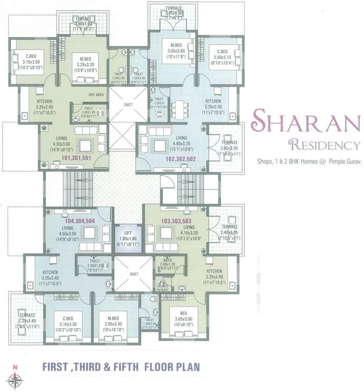 Images for Cluster Plan of Amit Sharan Residency