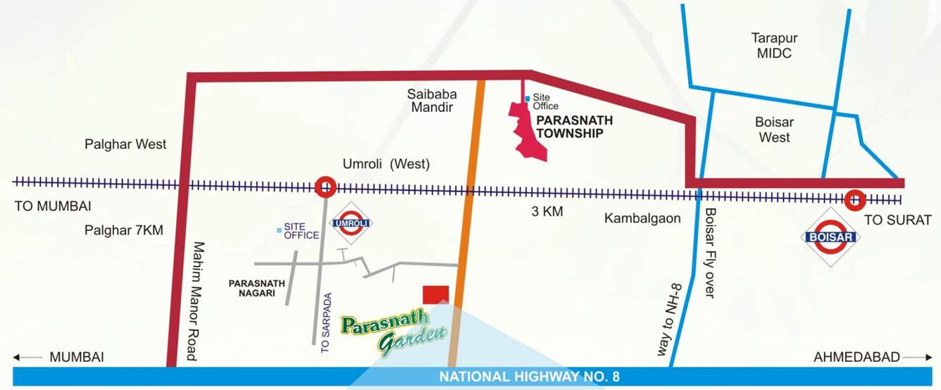 Images for Location Plan of Shreenath Parasnath Garden S No 182 3 196 7