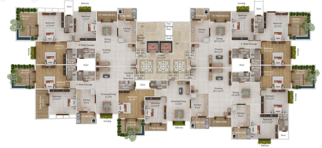  suncity 2 SUNCITY 2 Cluster Plan for 2nd Floor