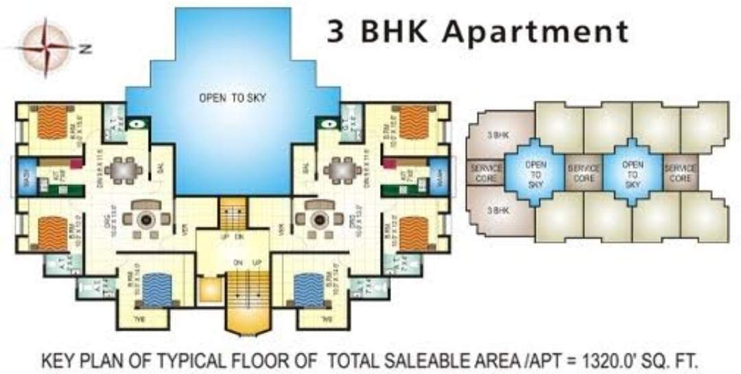  enclave WING A B C Cluster Plan