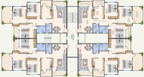 GAJANAN PALACE Cluster Plan palace GAJANAN PALACE Cluster Plan
