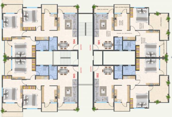 GAJANAN PALACE Cluster Plan palace GAJANAN PALACE Cluster Plan