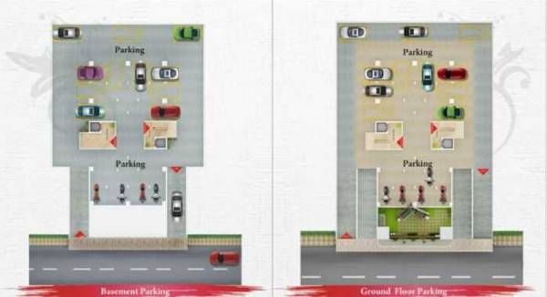  enclave KALASH ENCLAVE Cluster Plan for ground Floor