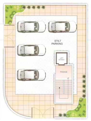  palace-2 MAHALAXMI PALACE-2 Cluster Plan For round Floor
