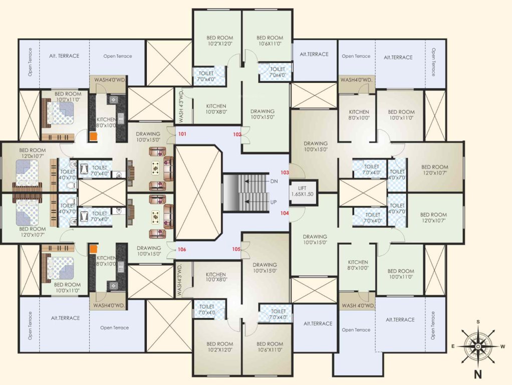  mansion vii GALAXY MANSION VII Cluster Plan