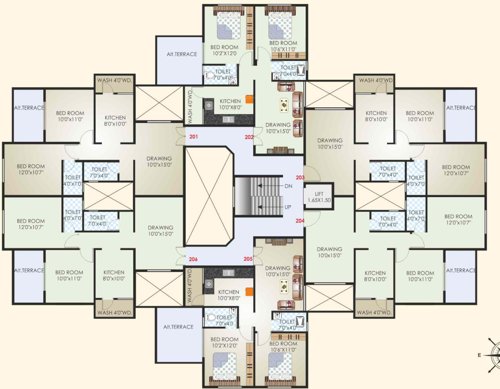 mansion-vii GALAXY MANSION VII Cluster Plan