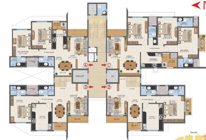  first city project Symphony 1 Wing A Cluster Plan For 12th Floor