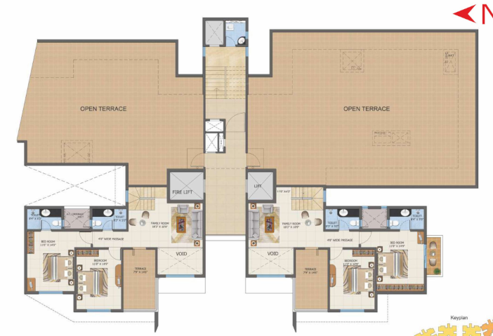  first city project Symphony 1 Wing A Cluster Plan For 13th Floor