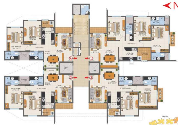  first city project Symphony 1 Wing A Cluster Plan From 2nd To 11th Floor