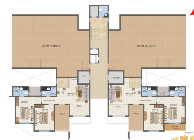  first city project Symphony 1 Wing C Cluster Plan For 13th Floor