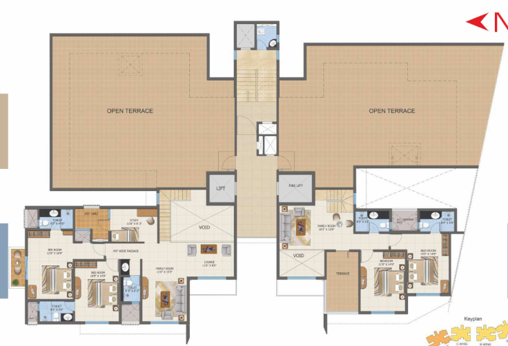  first city project Symphony 2 Wing D Cluster Plan For 13th Floor