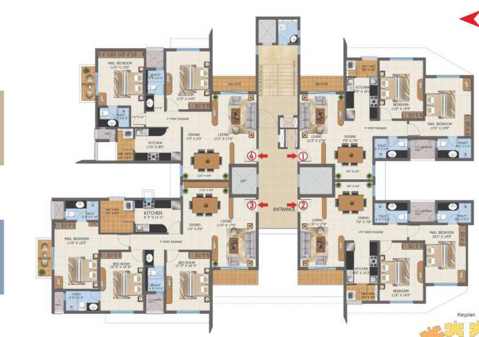  first city project Symphony 2 Wing D Cluster Plan From 2nd To 11th Floor