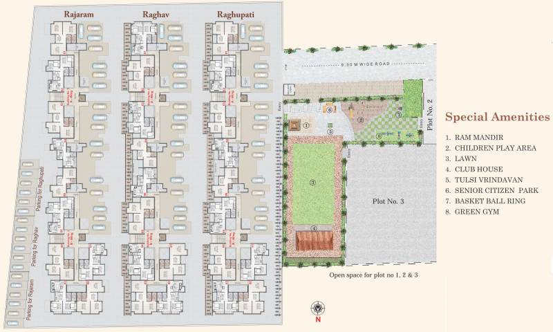 Images for Cluster Plan of Roongta Chitrakoot Apartment